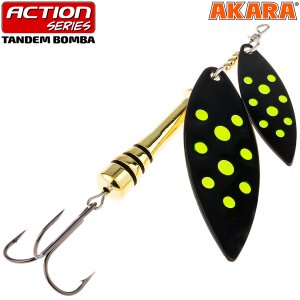 Блесна вертушка Akara Action Series Tandem Bomba