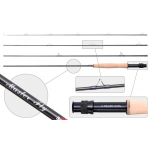 Удилище штекерное угольное нахлыстовое 4 колена Surf Master 3093 Master Fly 7 class 3,04 м