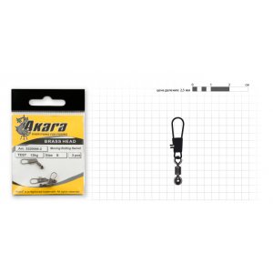 Вертлюг Akara 3220066-2 S (3 шт.) с застежкой