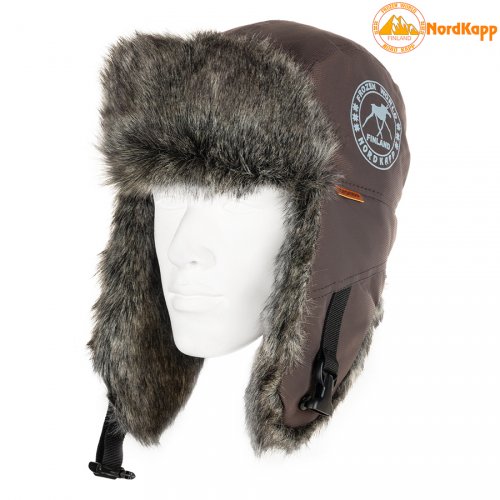 Шапка-ушанка NordKapp Badger MX Brown 526