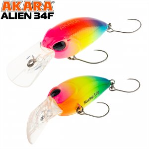 Воблер Akara Alien 34F