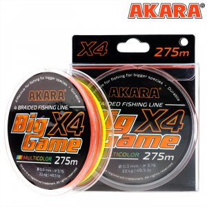 Шнур Akara Big Game Multicolor 275 м