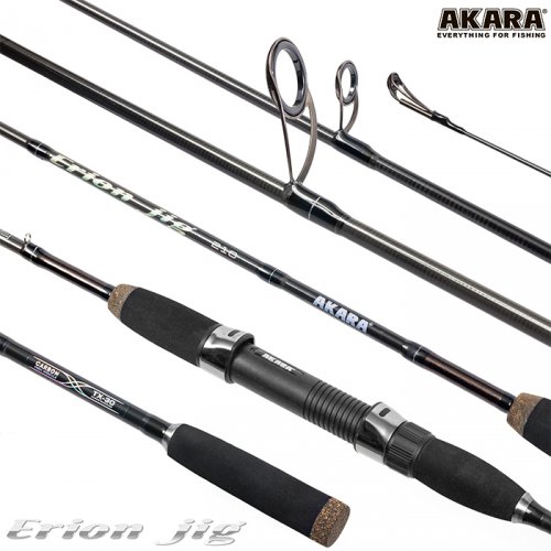 Спиннинг штекерный угольный 2 колена Akara Erion Jig TX-30 (2-8)