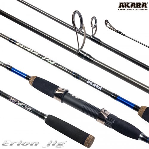 Спиннинг штекерный угольный 2 колена Akara Erion Jig TX-30 (5-25)