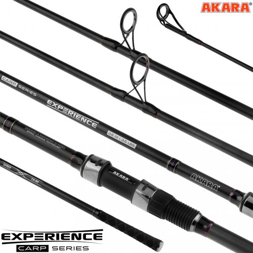 Удилище штекерное угольное карповое 3 колена Akara Experience Carp