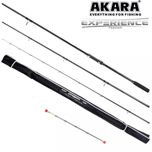 Удилище штекерное угольное фидерное 3 колена Akara Experience Feeder TX-30 (50-100-150)