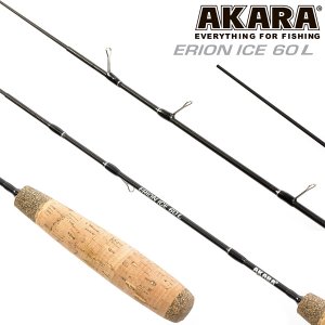 Удочка зимняя 2 колена Akara Erion Ice 60 L