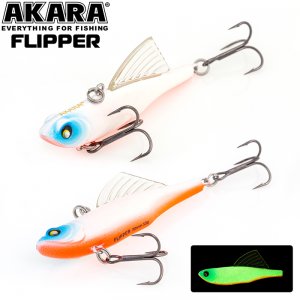 Воблер Akara раттлин Flipper 70
