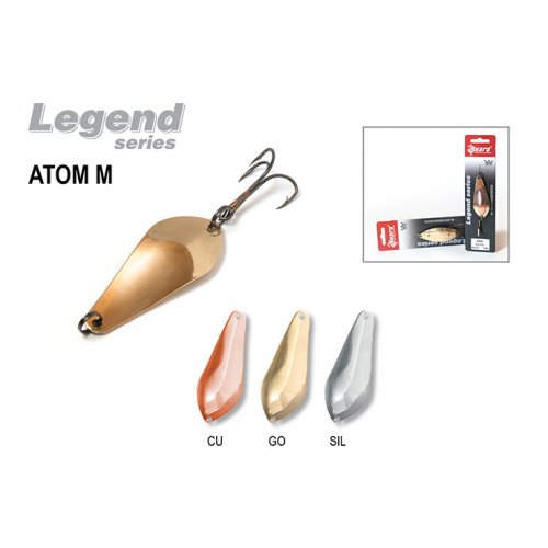 Блесна колебалка Akara Legend Atom M
