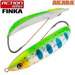 Блесна колебалка незацепляйка Akara Action Series Finka