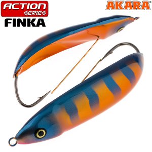 Блесна колебалка незацепляйка Akara Action Series Finka