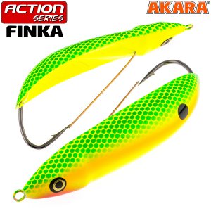 Блесна колебалка незацепляйка Akara Action Series Finka