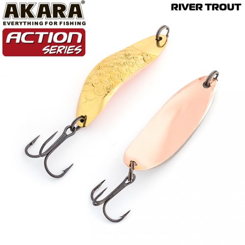 Блесна колебалка Akara Action Series River Trout