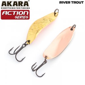 Блесна колебалка Akara Action Series River Trout