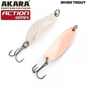 Блесна колебалка Akara Action Series River Trout