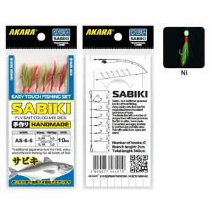 Сабик Akara Fly Bait Color Mix Rigs 6 Ni