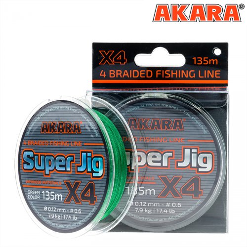 Шнур Akara Super Jig Green 135 м
