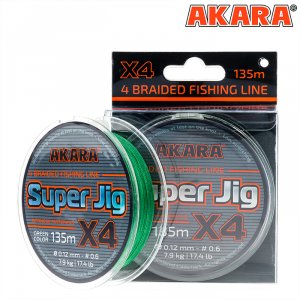 Шнур Akara Super Jig Green 135 м