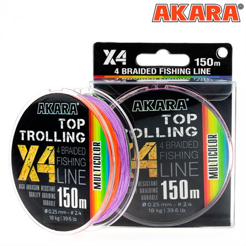 Шнур Akara Top Trolling Multicolor 150 м