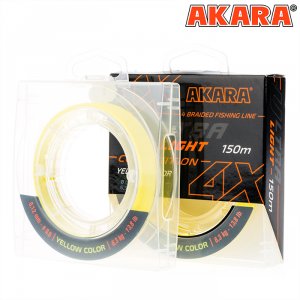 Шнур Akara Ultra Light Competition Yellow 150 м