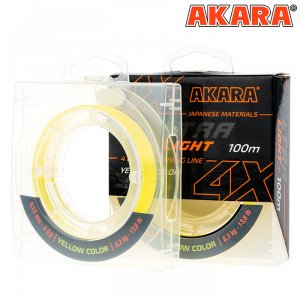 Шнур Akara Ultra Light Yellow 100 м