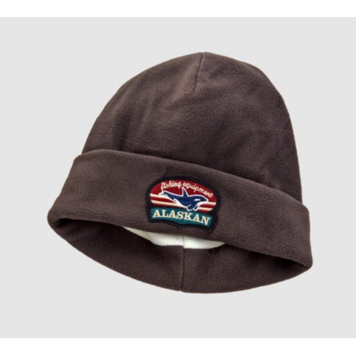 Шапка Alaskan флис. BlackSalmon коричн.