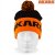 Шапка Akara Sport Winter Pompon Black/Orange 5