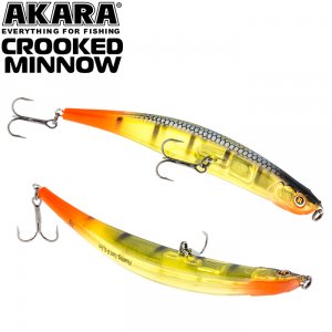 Воблер Akara Crooked Minnow 110F