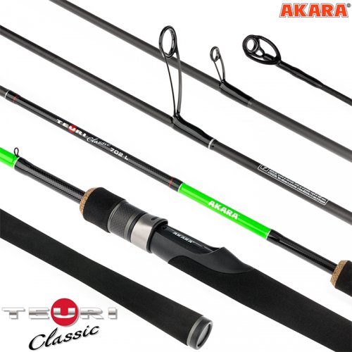 Спиннинг штекерный угольный 2 колена Akara Teuri Classic L TX-30 (3,5-12)