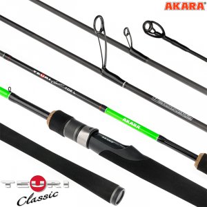 Спиннинг штекерный угольный 2 колена Akara Teuri Classic L TX-30 (3,5-12)