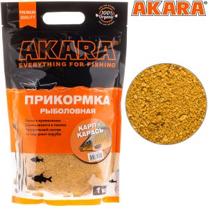 Прикормка Akara Premium Organic 1,0 кг Карп/Карась