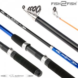 Спиннинг телескоп стекло к/с Fish2fish Rapid New (10-40) Blue