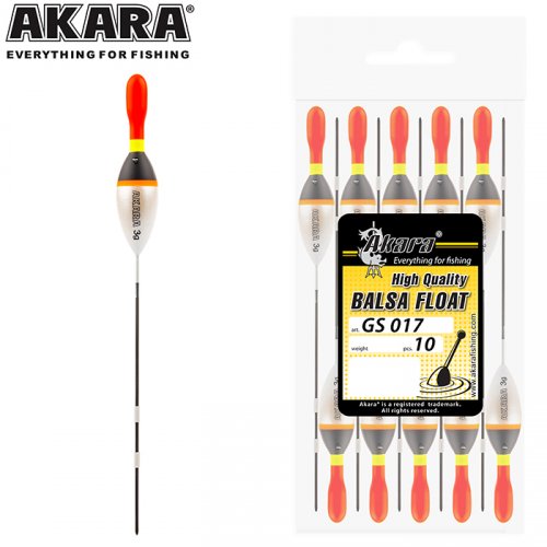 Поплавок Akara бальса GS017