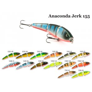 Воблер RAIDEN Anaconda Jerk 155