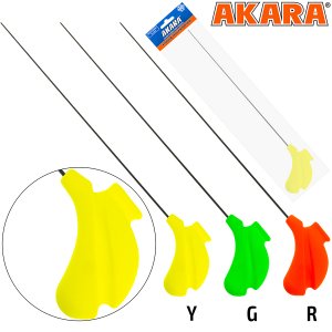 Удочка зимняя Akara Master Jig M 405 (4-21г) Yellow (хлыст жёсткий Hi Carbon)