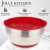 Миска Jolly Kitchen нержавеющая сталь 0,5 мм с пл.крышкой красная диам. 20 см