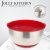 Миска Jolly Kitchen нержавеющая сталь 0,5 мм с пл.крышкой красная диам. 26 см