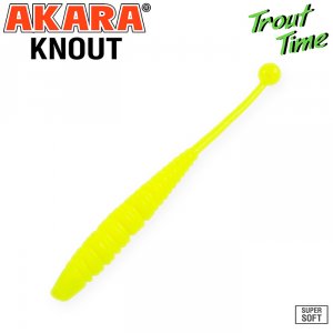 Силиконовая приманка Akara Trout Time KNOUT 2,5 Garlic (10 шт)