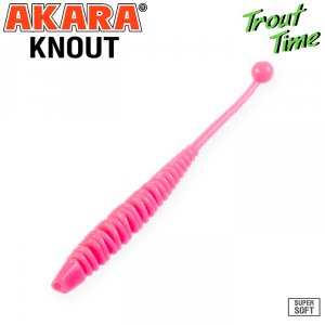 Силиконовая приманка Akara Trout Time KNOUT 2,5 Garlic (10 шт)