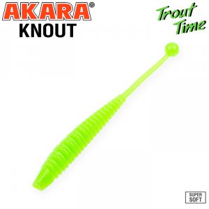 Силиконовая приманка Akara Trout Time KNOUT 2,5 Cheese (10 шт)