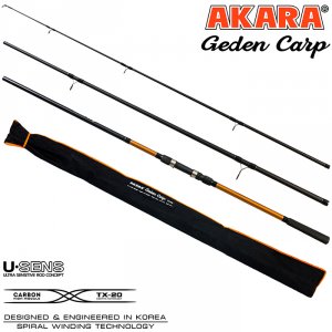 Удилище штекерное угольное карповое 3 колена Akara L17031 Geden Carp TX-20