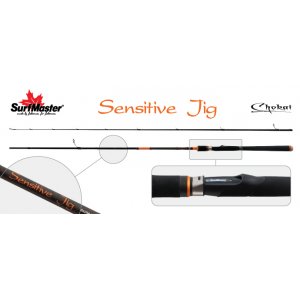 Спиннинг штекерный угольный 2 колена Surf Master LC1245 Chokai Series Sensitive Jig TX-20