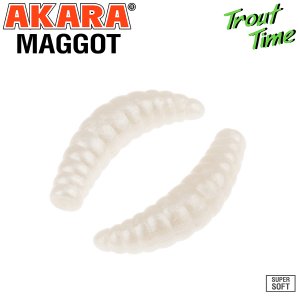 Силиконовая приманка Akara Trout Time MAGGOT 1,6 Cheese (10 шт)