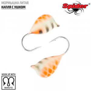 Мормышка Spider литая Капля с ушком (модель 11)