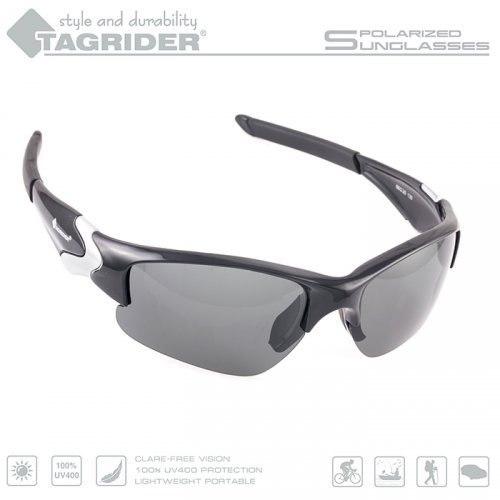Очки поляризационные Tagrider в чехле N23-2 Gray