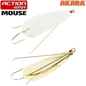 Блесна колебалка незацепляйка Akara Action Series Weedless Mouse