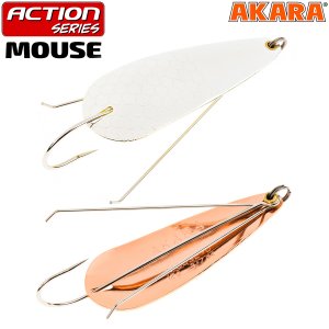 Блесна колебалка незацепляйка Akara Action Series Weedless Mouse