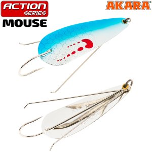 Блесна колебалка незацепляйка Akara Action Series Weedless Mouse