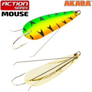 Блесна колебалка незацепляйка Akara Action Series Weedless Mouse