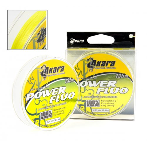 Шнур Akara Power Fluo 135 м